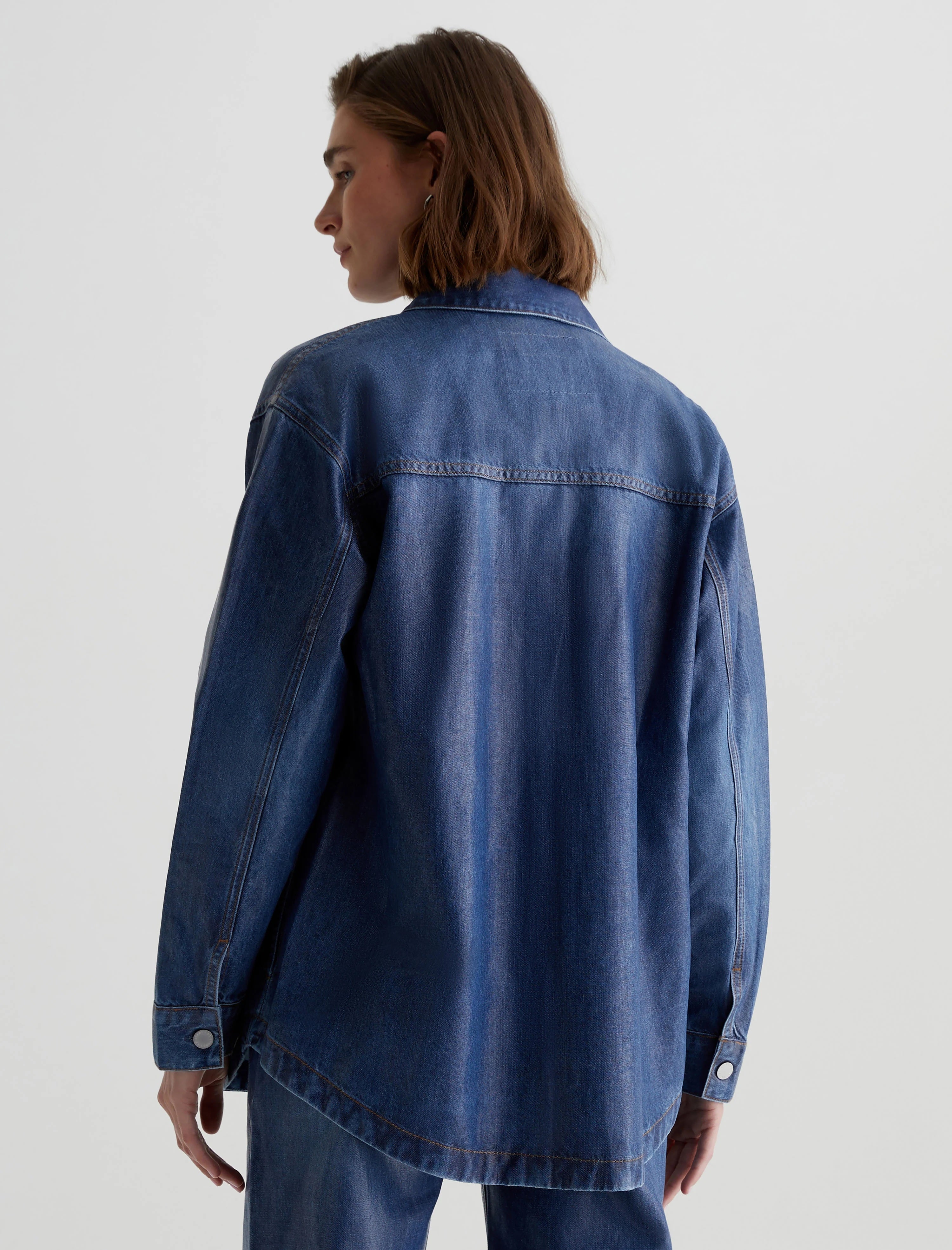 AG Jeans Kea Denim Jacket - Coated Northern Lights Women's Tops - Sloane Boutique