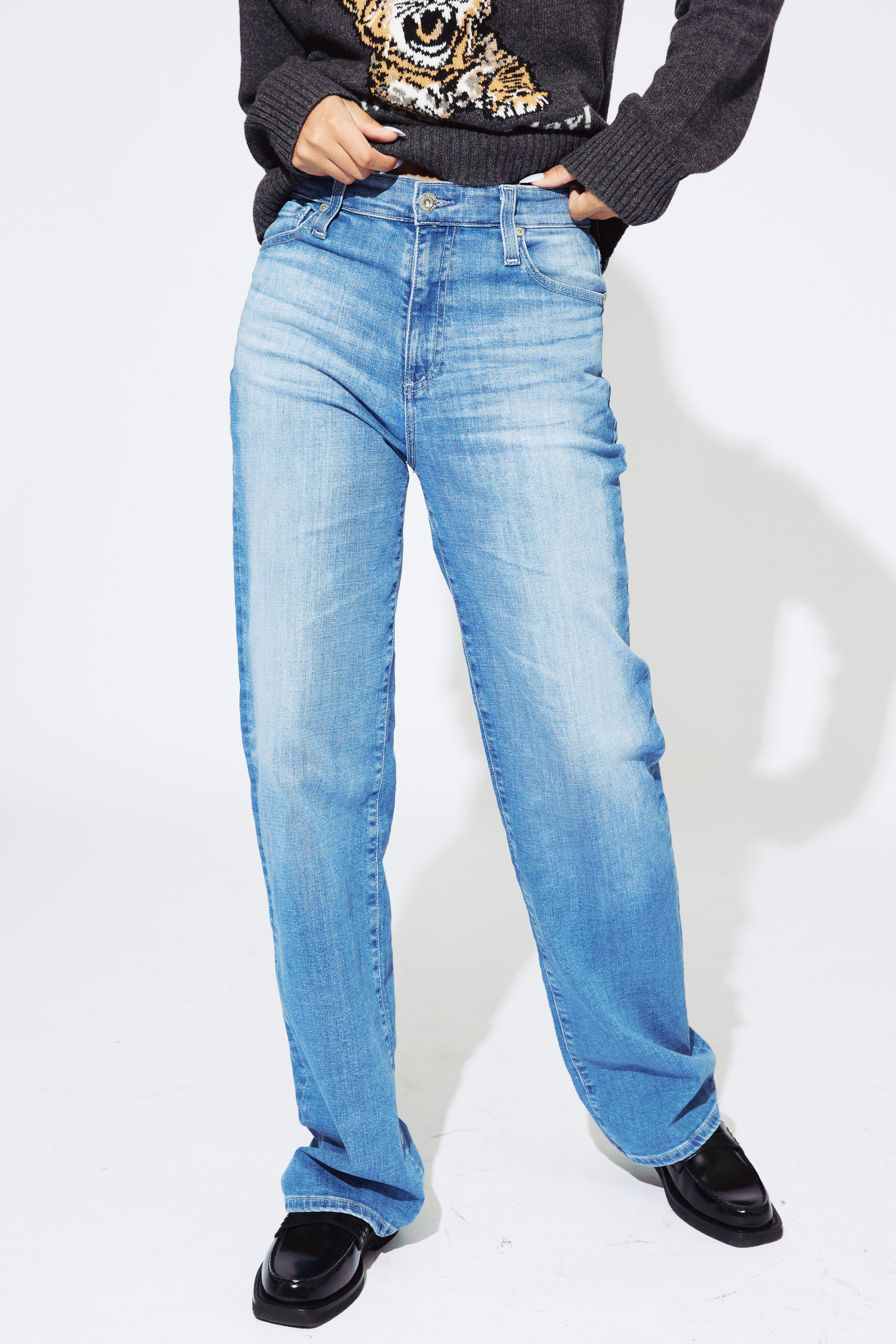 AG Jeans Kora Straight Leg Denim - Fortunate Sale Bottoms - Sloane Boutique