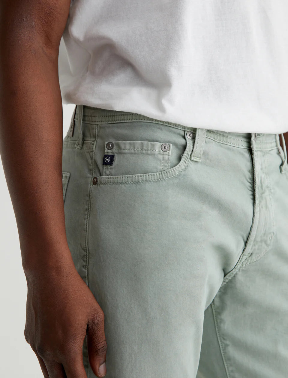 AG Jeans Tellis Modern Slim Pant - Sulfur Matcha Latte Men's Bottoms - Sloane Boutique