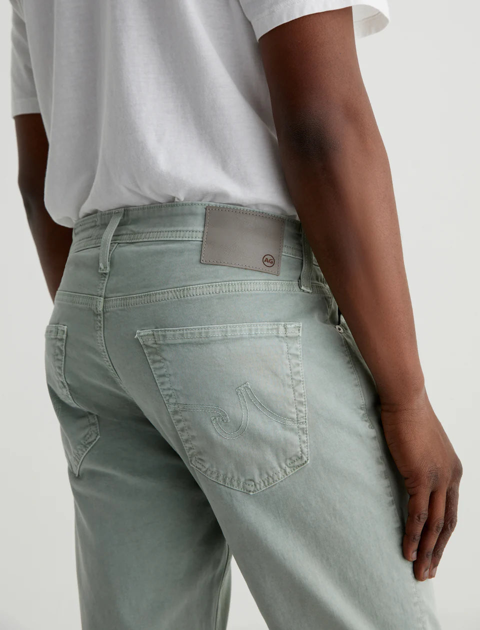 AG Jeans Tellis Modern Slim Pant - Sulfur Matcha Latte Men's Bottoms - Sloane Boutique