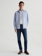 AG Jeans Tellis Slim Straight Denim  - Stone Lagoon Men's Bottoms - Sloane Boutique