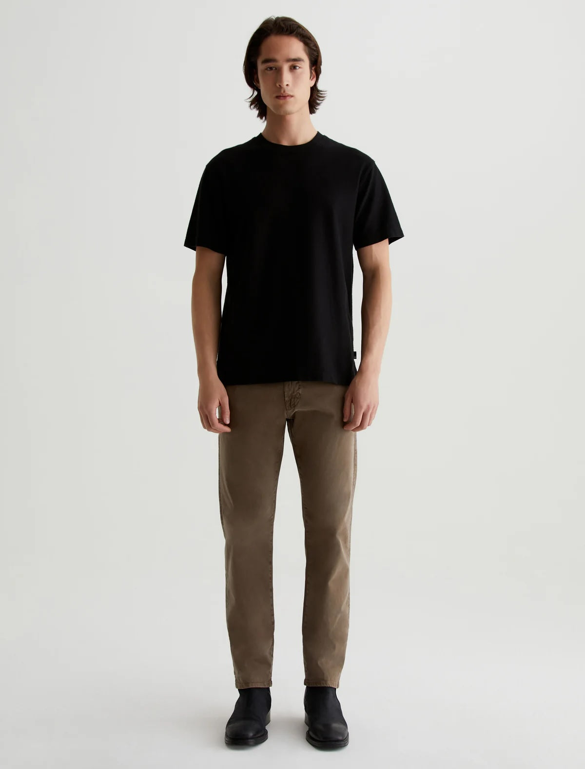 AG Jeans Tellis Sueded Sateen Denim - Sulfur Faded Ashwood Men's Bottoms - Sloane Boutique