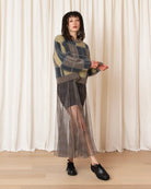 Ali Golden Boxy Plaid Pullover - Multicolor Plaid Women's Tops - Sloane Boutique