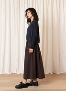 Ali Golden Multi-Button Cardigan - Navy Women's Tops - Sloane Boutique