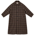 Ali Golden New Trench - Taupe Multicolor Plaid Outerwear - Sloane Boutique