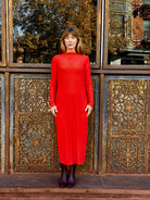 Ali Golden Pleated Mesh Dress - Poppy sale dresses - Sloane Boutique