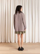 Ali Golden Relaxed Chore Coat - Mauve Outerwear - Sloane Boutique