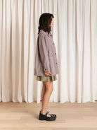 Ali Golden Relaxed Chore Coat - Mauve Outerwear - Sloane Boutique