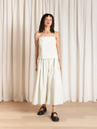 Ali Golden Slip Top - Ecru Women's Tops - Sloane Boutique