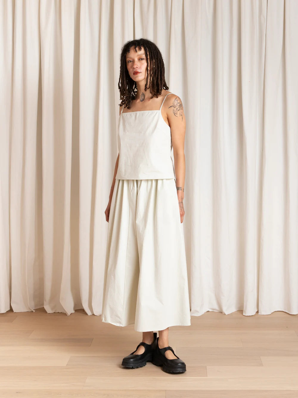 Ali Golden Slip Top - Ecru Women's Tops - Sloane Boutique