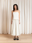 Ali Golden Slip Top - Ecru Women's Tops - Sloane Boutique