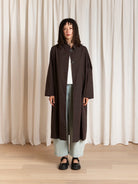 Ali Golden Spring New Trench Coat - Dark Brown Outerwear - Sloane Boutique