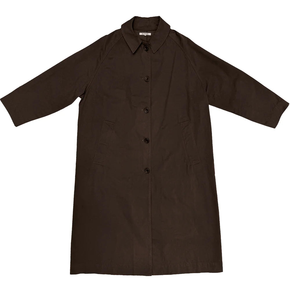 Ali Golden Spring New Trench Coat - Dark Brown Outerwear - Sloane Boutique