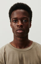 American Vintage Men's Biken T-Shirt - Khaki Vintage Men's Tops - Sloane Boutique