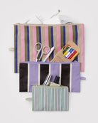 BAGGU Flat Pouch Set - Candy Shop Stripes Accessories - Sloane Boutique