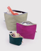 BAGGU Go Pouch Set - Lagoon Mix Accessories - Sloane Boutique