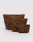 BAGGU Go Pouch Set - Leopard Accessories - Sloane Boutique