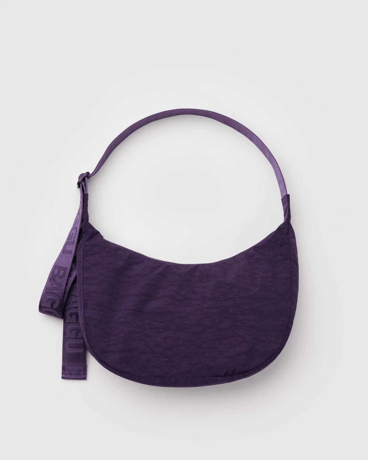 BAGGU Medium Nylon Crescent Bag - Fig Handbags - Sloane Boutique