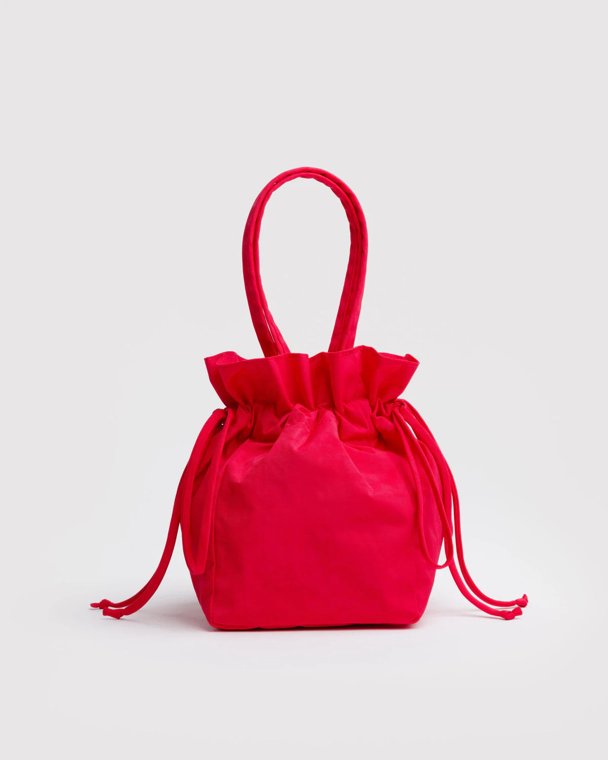 BAGGU Nylon Drawstring Bag - Candy Apple Handbags - Sloane Boutique