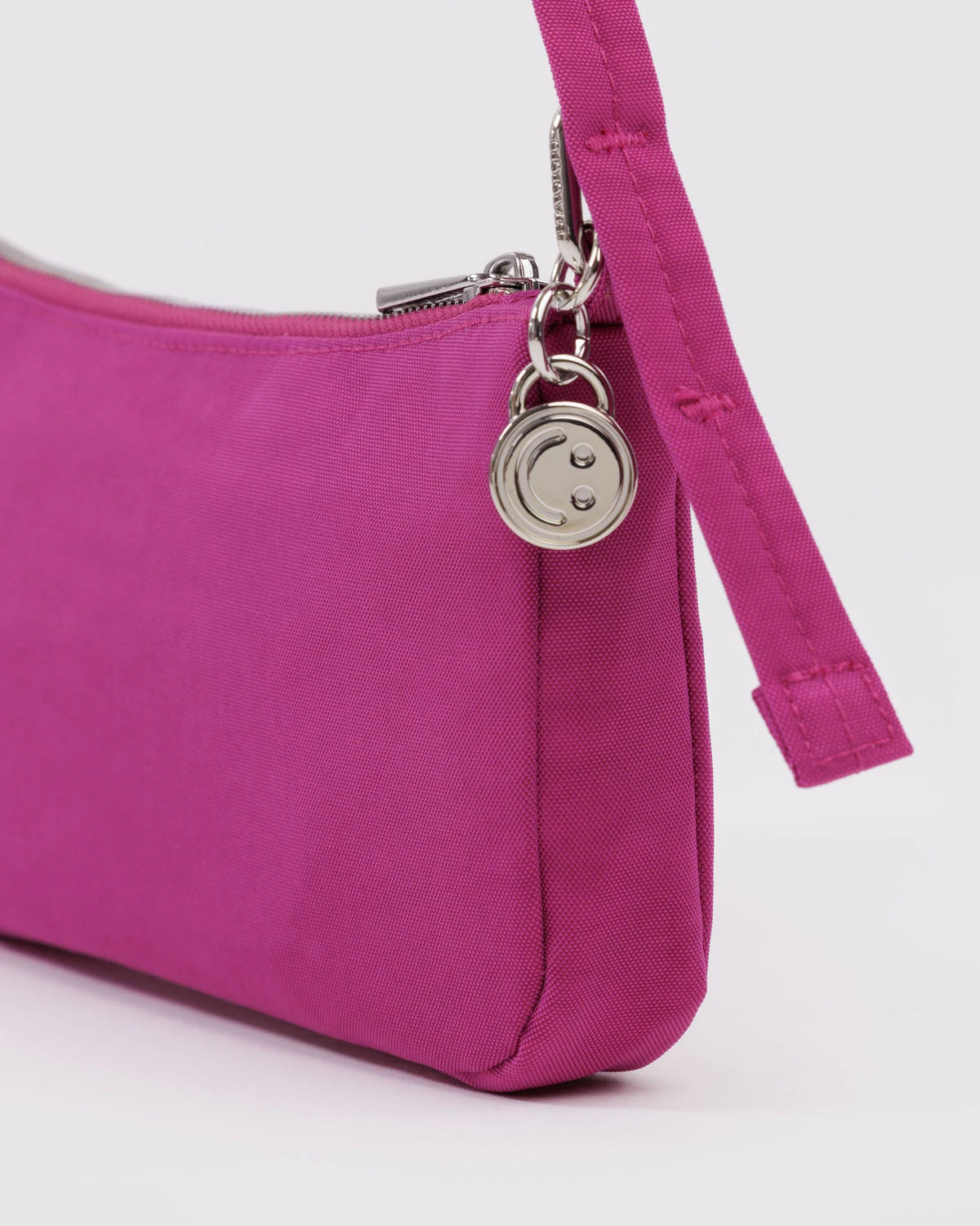 BAGGU Nylon Pochette - Deep Fuschia Handbags - Sloane Boutique