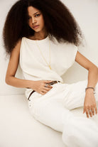 Bash Paris Allia T-Shirt - Ecru Women's Tops - Sloane Boutique