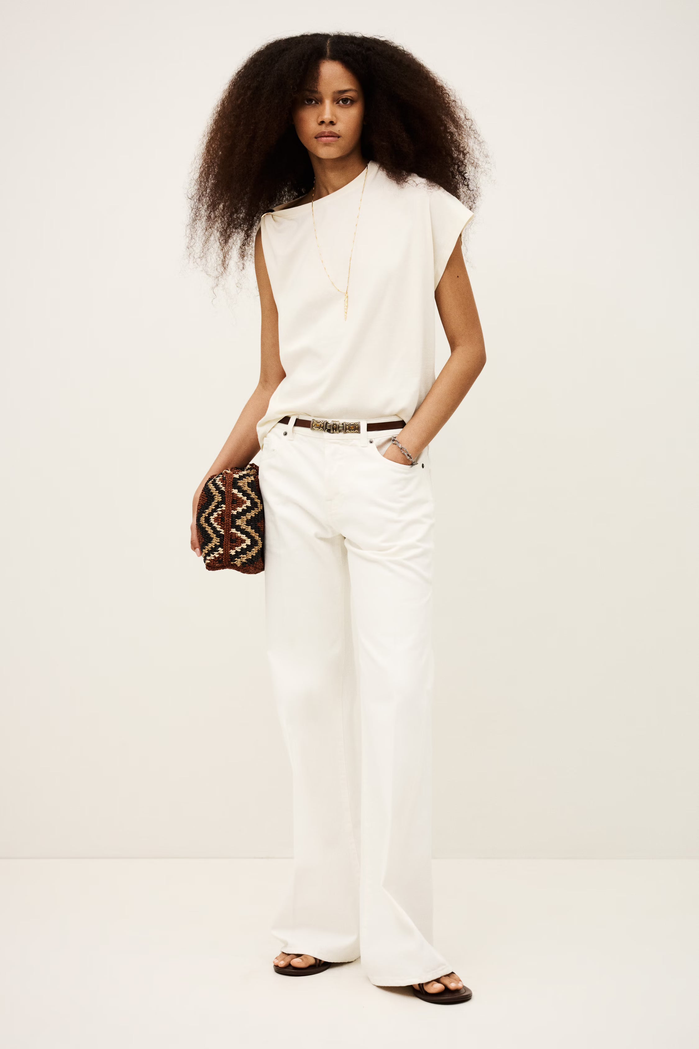 Bash Paris Allia T-Shirt - Ecru Women's Tops - Sloane Boutique