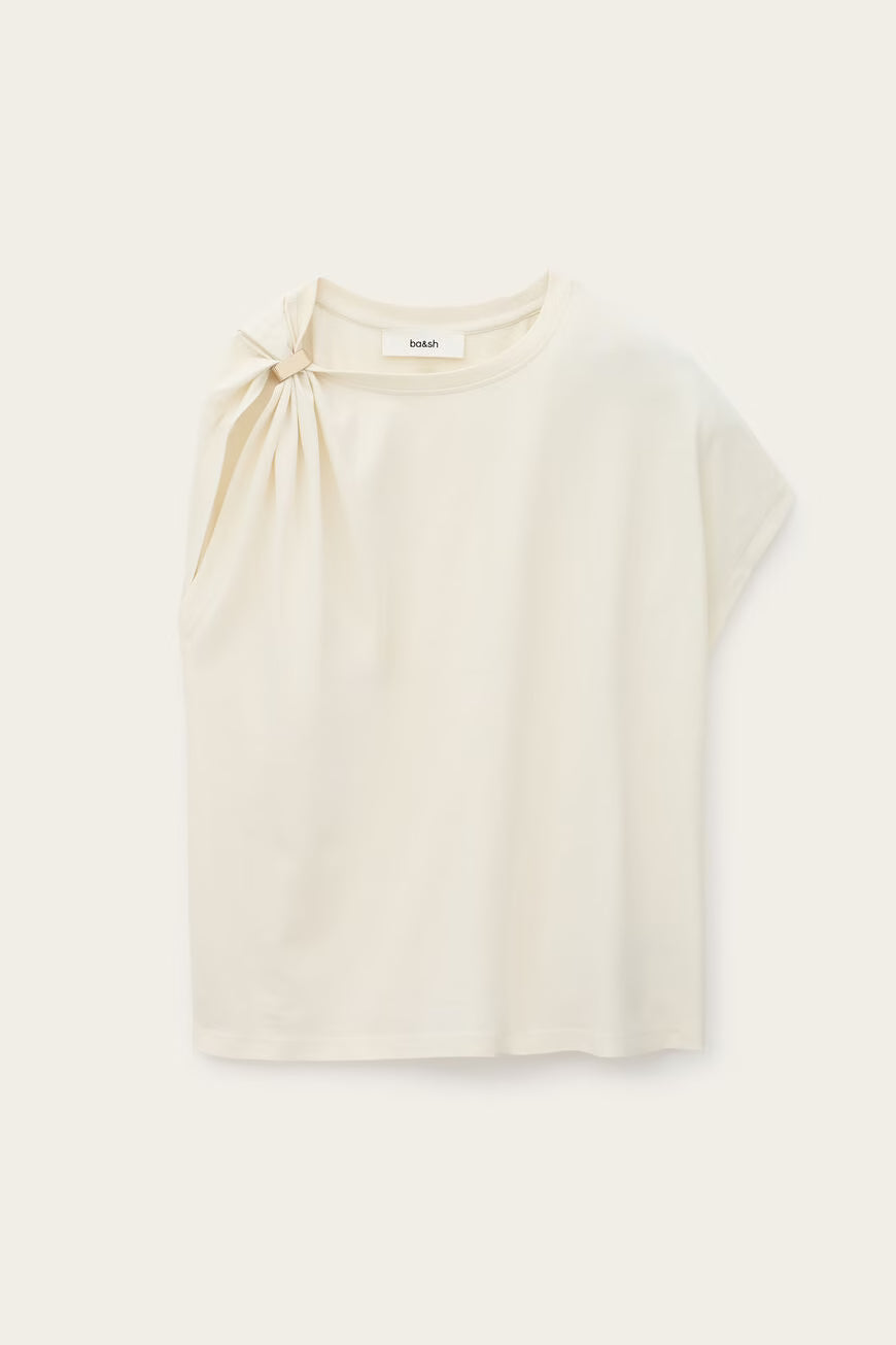 Bash Paris Allia T-Shirt - Ecru Women's Tops - Sloane Boutique