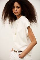 Bash Paris Allia T-Shirt - Ecru Women's Tops - Sloane Boutique