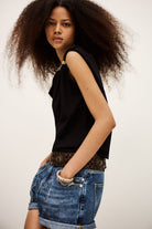 Bash Paris Allia T-Shirt - Noir Women's Tops - Sloane Boutique