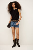 Bash Paris Allia T-Shirt - Noir Women's Tops - Sloane Boutique