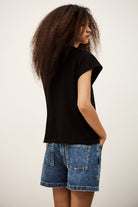 Bash Paris Allia T-Shirt - Noir Women's Tops - Sloane Boutique