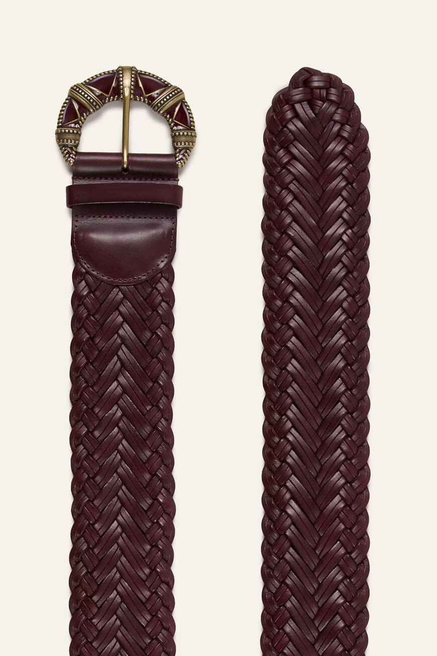 Bash Paris Byron Belt - Bordeaux Accessories - Sloane Boutique