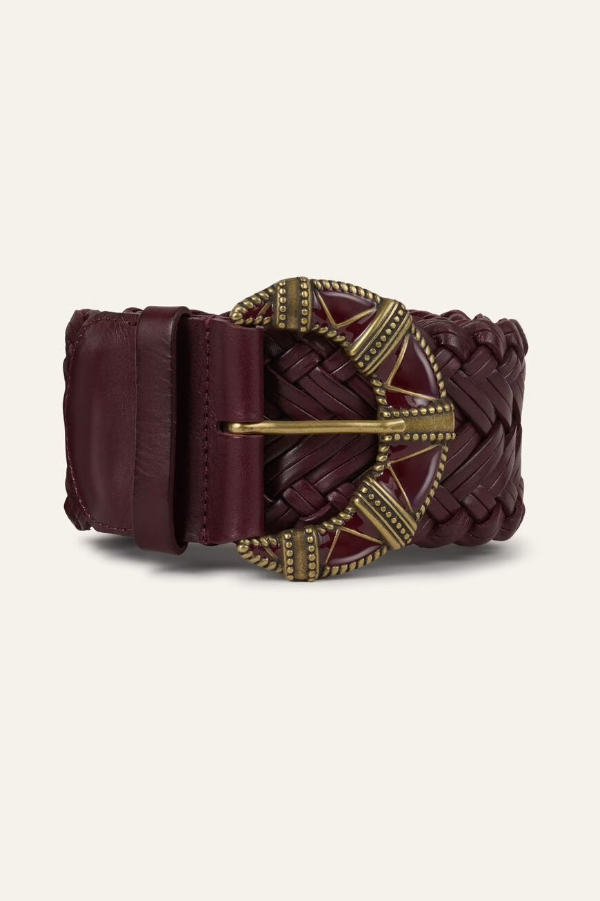 Bash Paris Byron Belt - Bordeaux Accessories - Sloane Boutique