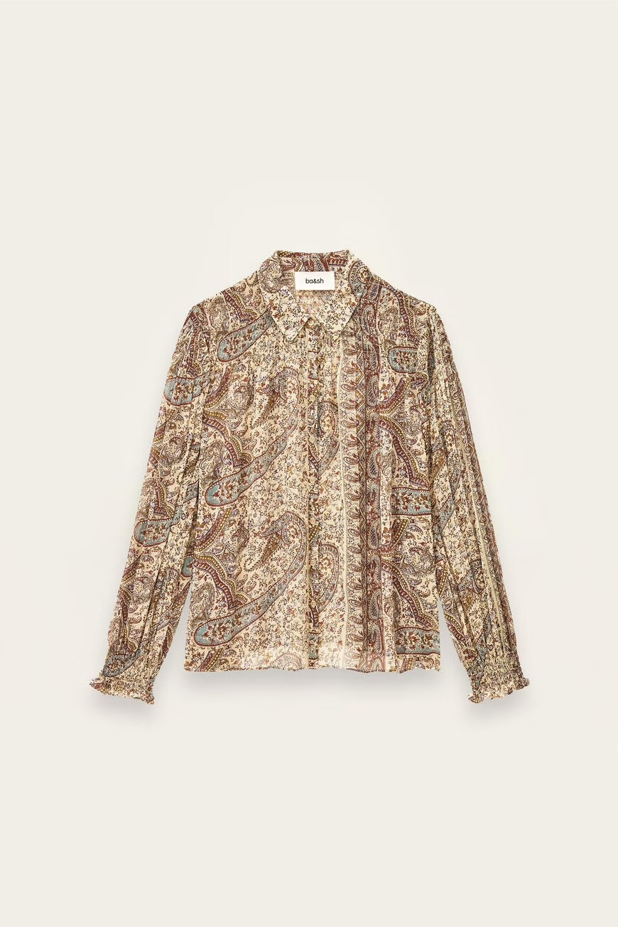 Bash Paris Cleo Blouse - Blue Women's Tops - Sloane Boutique