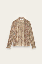 Bash Paris Cleo Blouse - Blue Women's Tops - Sloane Boutique