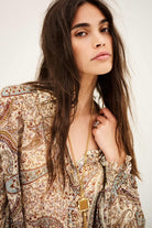 Bash Paris Cleo Blouse - Blue Women's Tops - Sloane Boutique