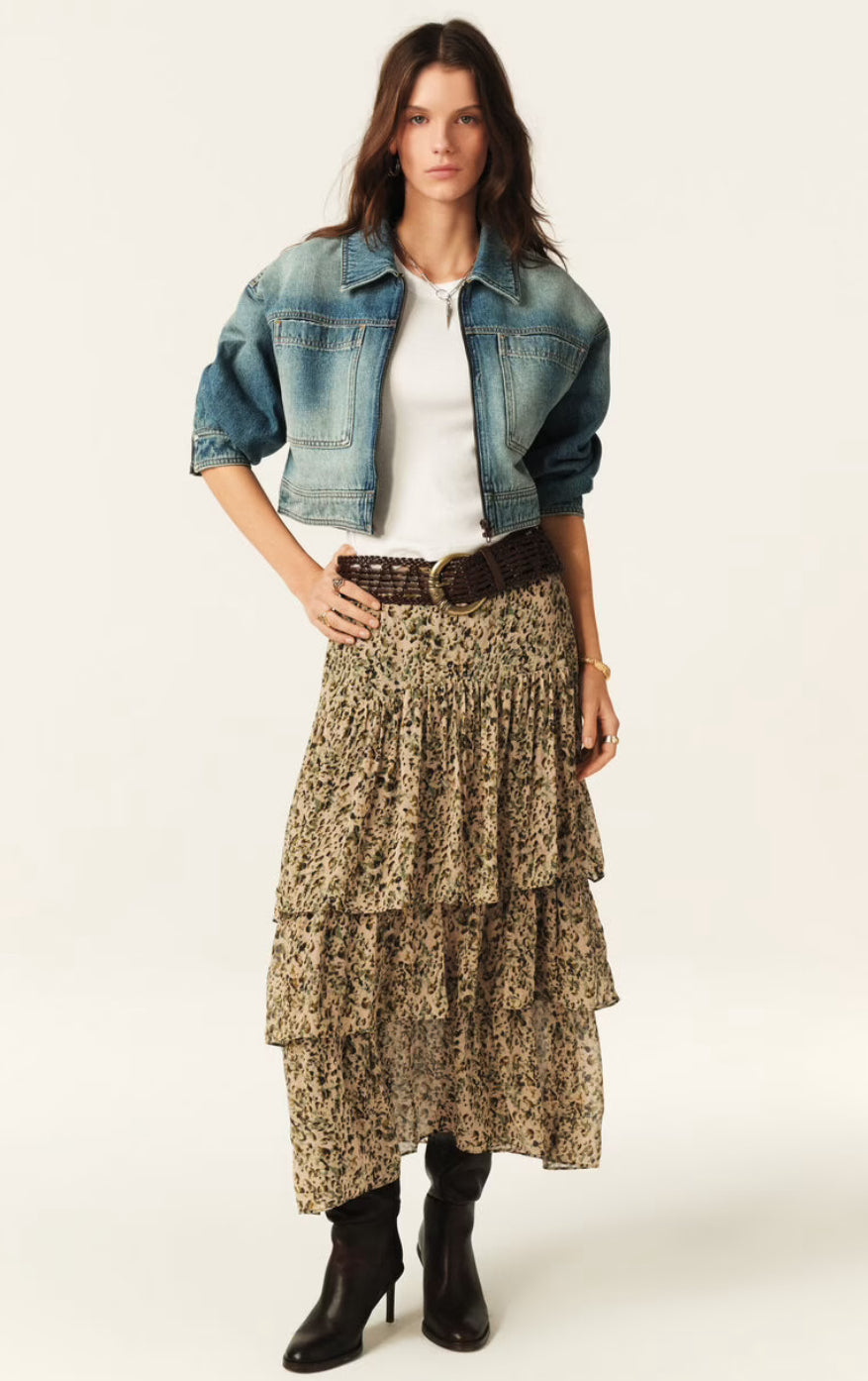 Bash Paris Coccie Skirt - Ecru Women's Bottoms - Sloane Boutique