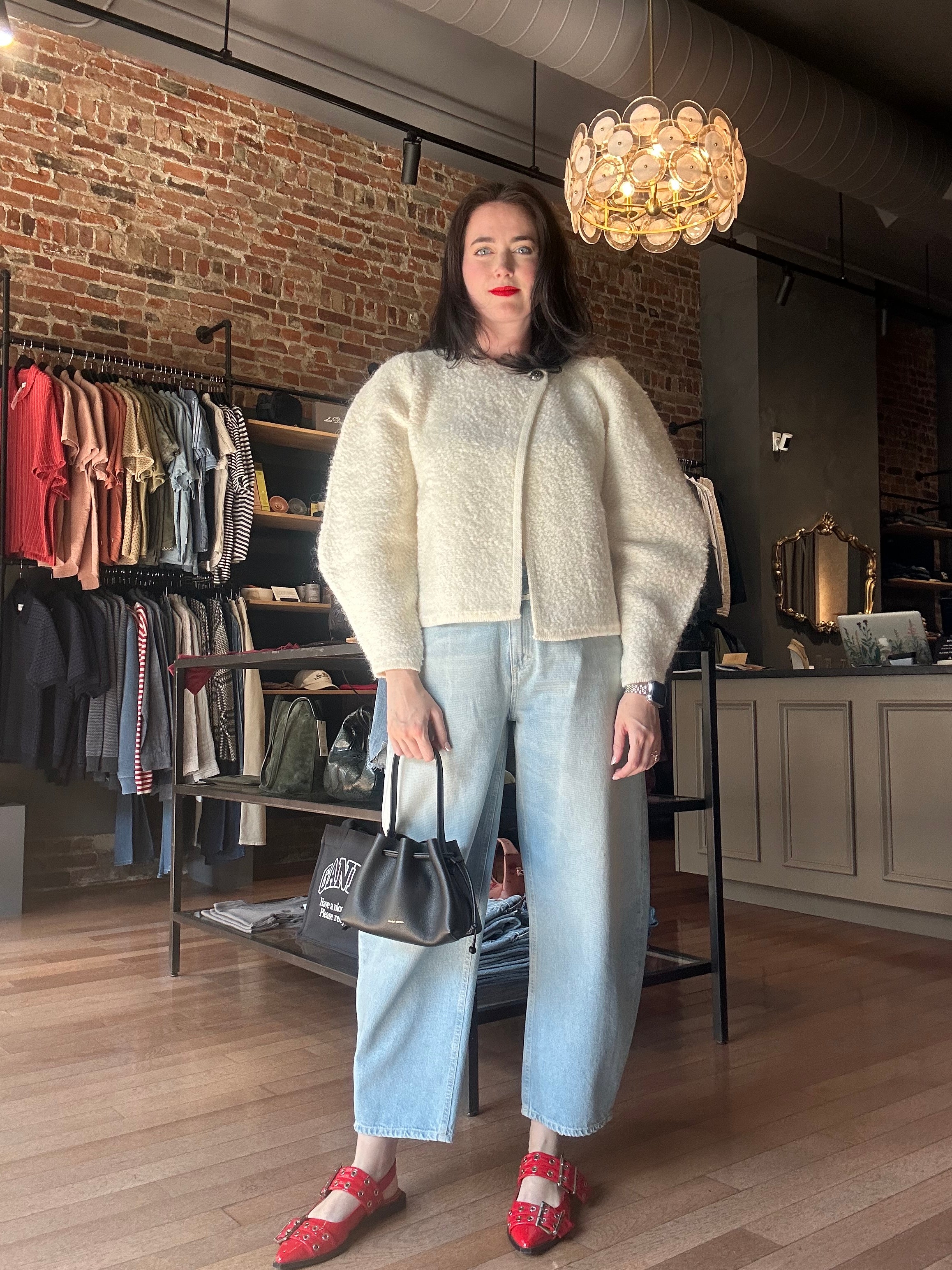 Bash Paris Fida Cardigan - Ecru Women's Tops - Sloane Boutique