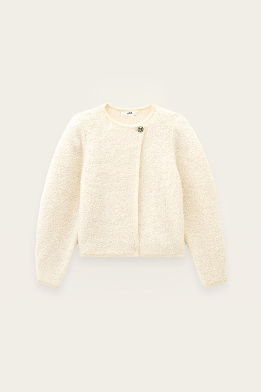 Bash Paris Fida Cardigan - Ecru Women's Tops - Sloane Boutique