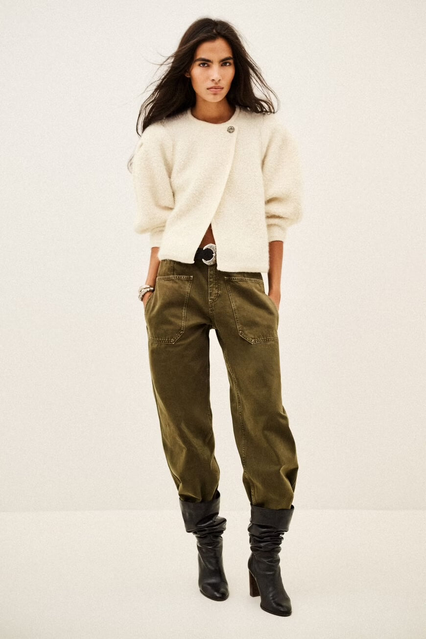 Bash Paris Fida Cardigan - Ecru Women's Tops - Sloane Boutique