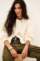 Bash Paris Fida Cardigan - Ecru Women's Tops - Sloane Boutique