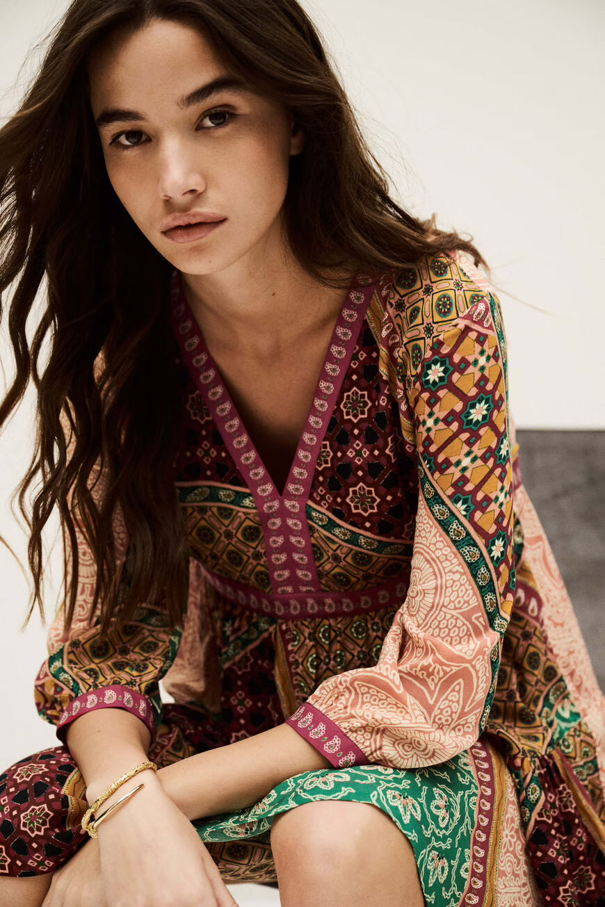 Bash Paris Fingston Dress - Multicolor Print Dresses - Sloane Boutique