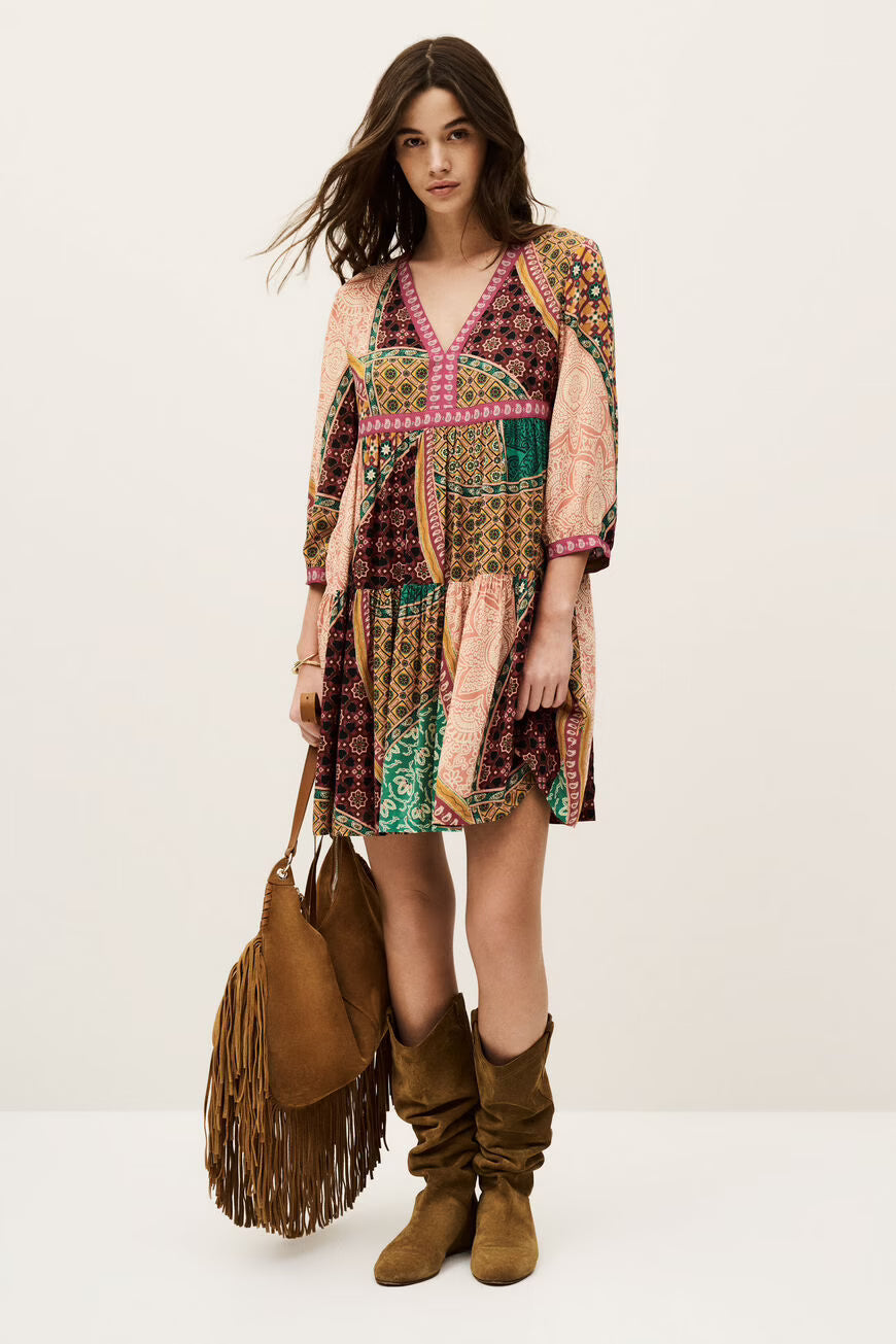 Bash Paris Fingston Dress - Multicolor Print Dresses - Sloane Boutique
