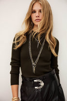 Bash Paris Jumper Banny - Kaki Women's Tops - Sloane Boutique