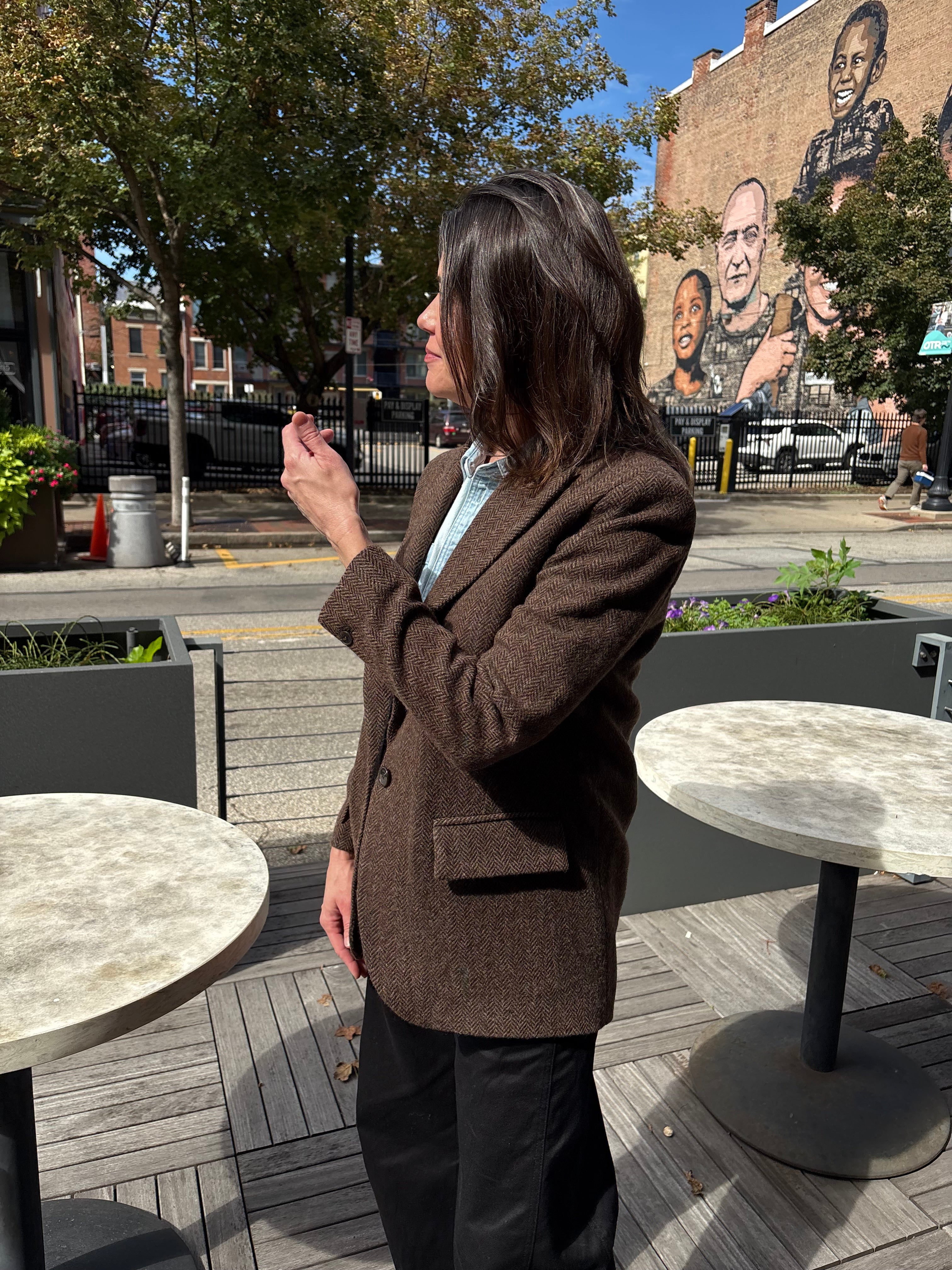 Bash Paris Kast Blazer - Brown Outerwear - Sloane Boutique