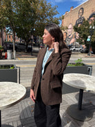 Bash Paris Kast Blazer - Brown Outerwear - Sloane Boutique
