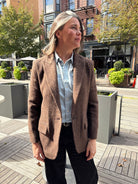 Bash Paris Kast Blazer - Brown Outerwear - Sloane Boutique