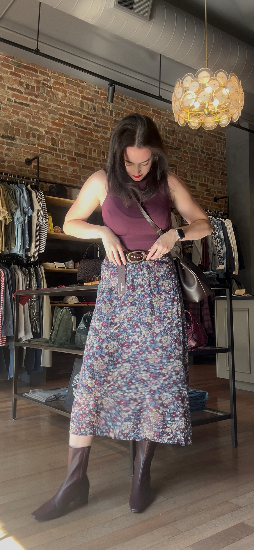 Bash Paris Klap Skirt - Blue Women's Bottoms - Sloane Boutique