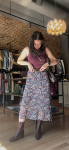 Bash Paris Klap Skirt - Blue Women's Bottoms - Sloane Boutique