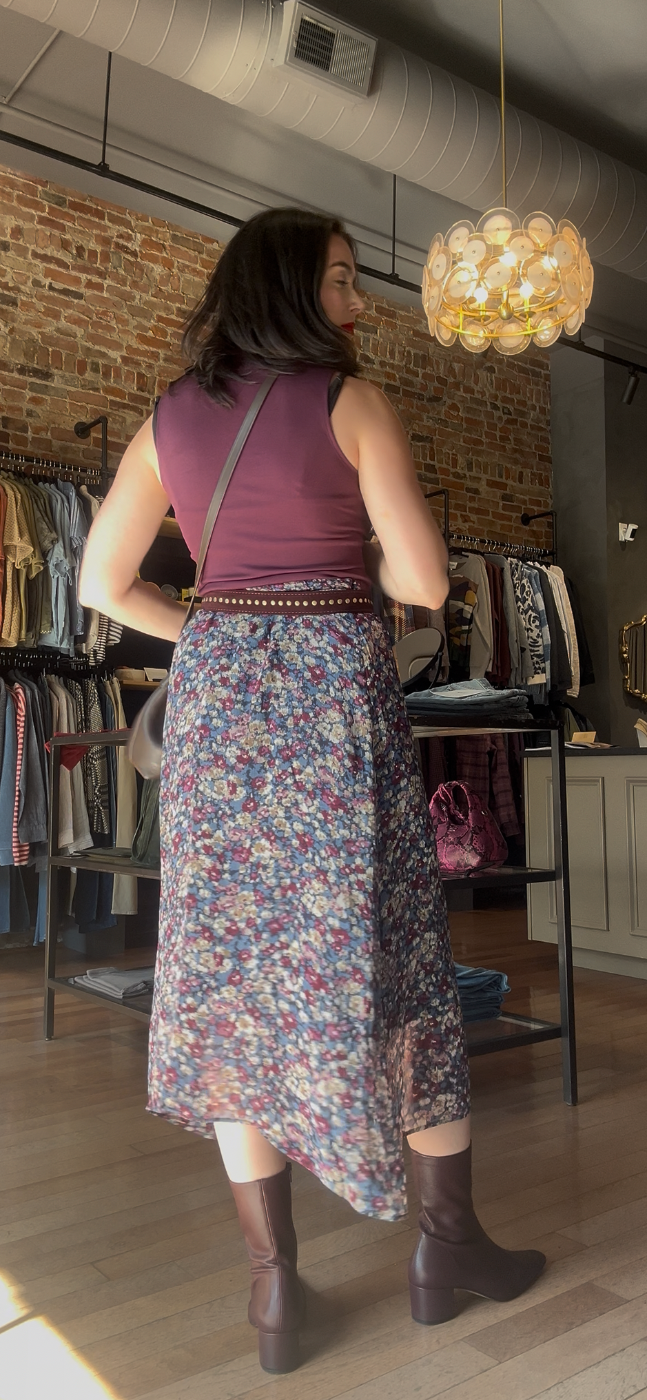 Bash Paris Klap Skirt - Blue Women's Bottoms - Sloane Boutique